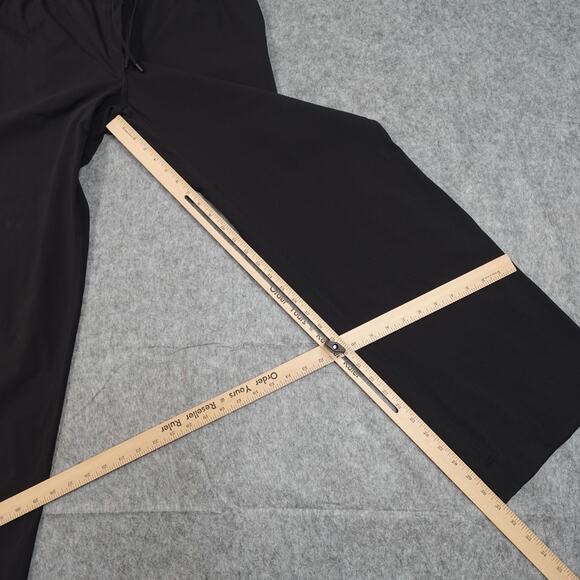 Lululemon Pants Womens Large Luxtreme Mid Rise Straight Leg Trouser Black Casual - Picture 4 of 8